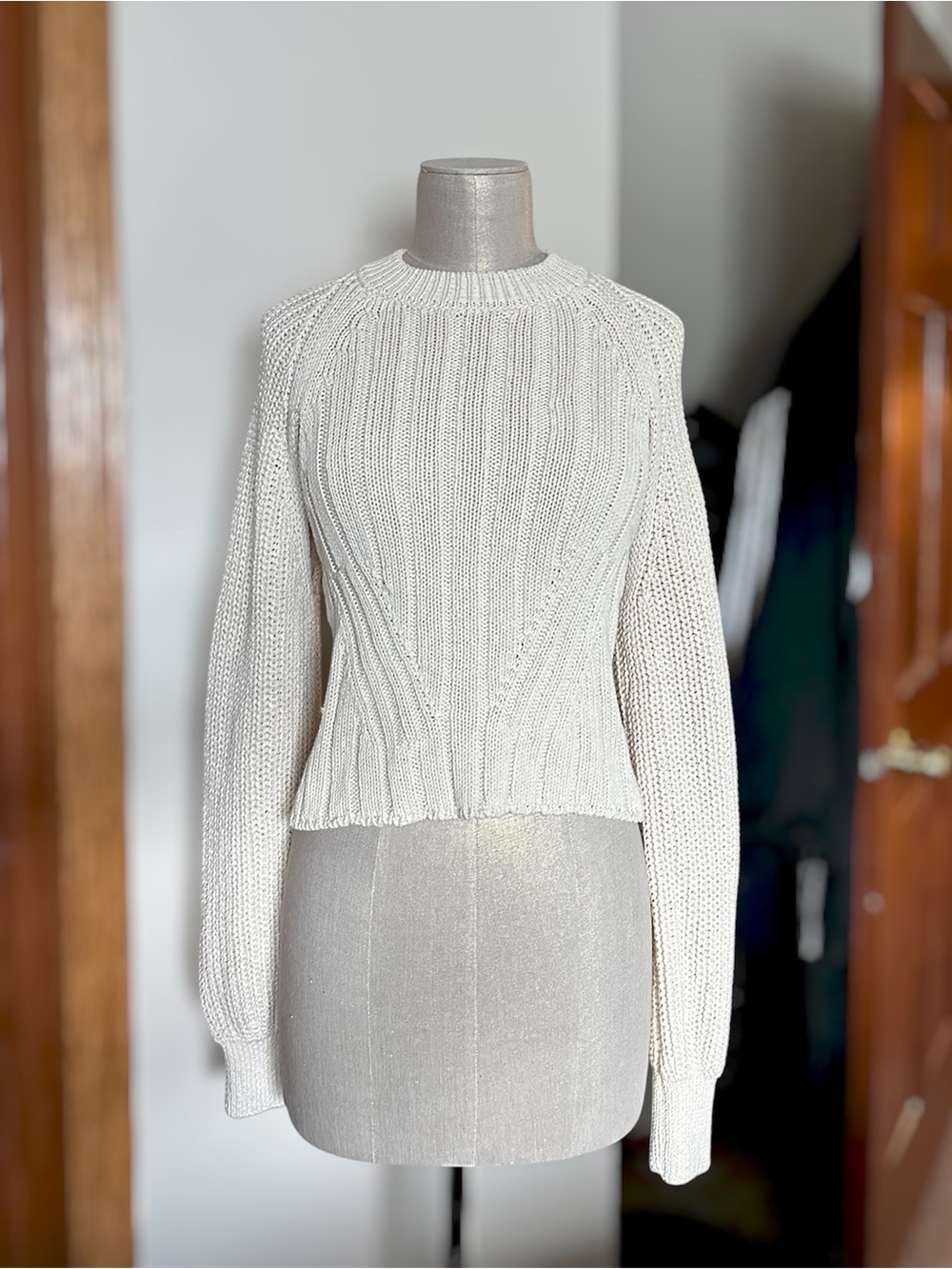 Zara Adjustable Tie Open Back Knit Women’s Sweater Like New